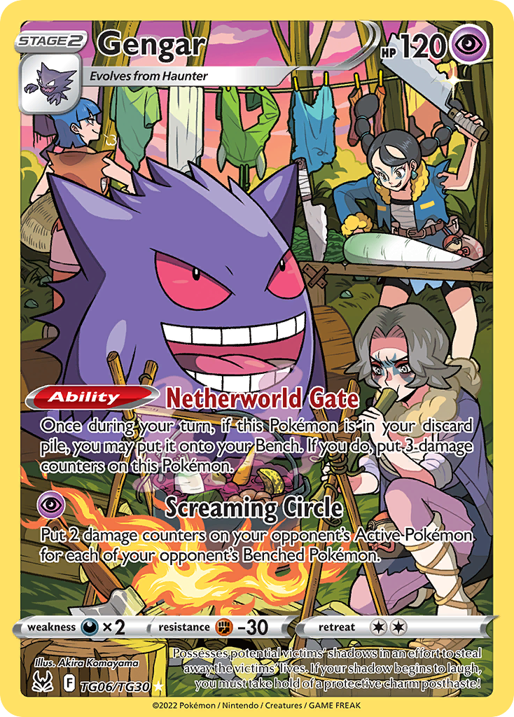 Lost Origin Trainer Gallery Holo Gengar #TG6/30